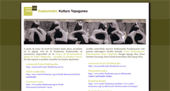 Desktop Screenshot of euskomedia.org